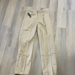NWT Blue Generation Tan Concealed Expandable Waist Classic Chino Pants (32x32)